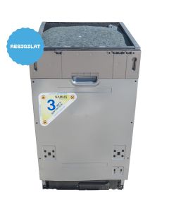 RESIGILAT: Masina de spalat vase incorporabila Samus SBDW46.5 9 seturi 5 programe clasa E latime 45 cm afisaj electronic LED functie incarcare la jumatate pornire intarziata