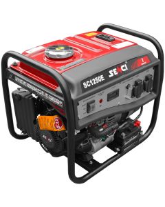 Generator curent Senci SC-1250E-LITE benzina putere max 1 kW rezervor 6 l autonomie 8 ore 230V AVR pornire electrica
