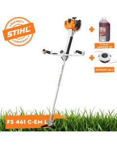 Motocoasa profesionala STIHL FS 461 C-EM L Ergostart putere 2,2kW diametru taiere 52cm cutit taietor pentru tufisuri 300-3 ham advance + ulei amestec 2T 1L + AutoCut 46-2