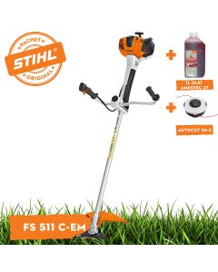 Motocoasa STIHL FS 511 C-EM ErgoStart benzina putere 2,4kW diametru taiere 56 cm ham advance plus + ulei amestec 2T 1L + AutoCut 56-2