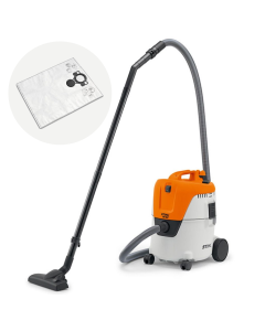 Aspirator STIHL SE 62 electric putere 1400 W putere de aspirare 210 mbar debit 3600 l/min + Set 5 saci