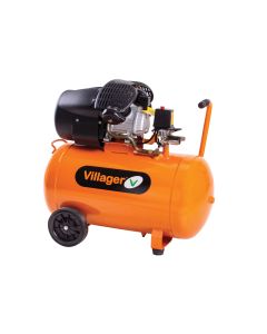 Compresor Villager VAT 50 L Prime putere 1.5 kW presiune 8 bar capacitate 50 L debit 180 l/min