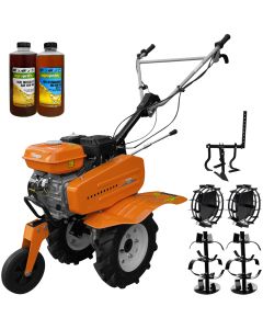 Motosapa Villager VTB 842 Prime Motor ECO EURO5 motor 5.5 CP  2+1 viteze latime lucru 85 cm freze roti cauciuc 4.00-8 roti metal cultivator 2l ulei