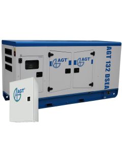 Generator curent cu automatizare AGT 132 DSEA putere 101.6kW 400 V diesel pornire electrica insonorizat rezervor 200L + ATS 164
