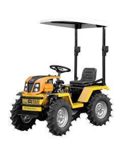 Minitractor ProGARDEN Campo T18 G2 4x4 18CP benzina hidraulica fata-spate roti 6.00-12 protectie soare/ploaie