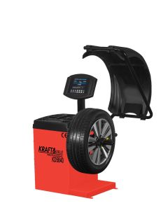 Schimbator automat anvelope Kraft & Dele KD5840 230V frana electromagnetica laser precizie ±1 g roti pana la 65 kg diametru 10–24” latime 1.5–20” timp echilibrare 8 sec